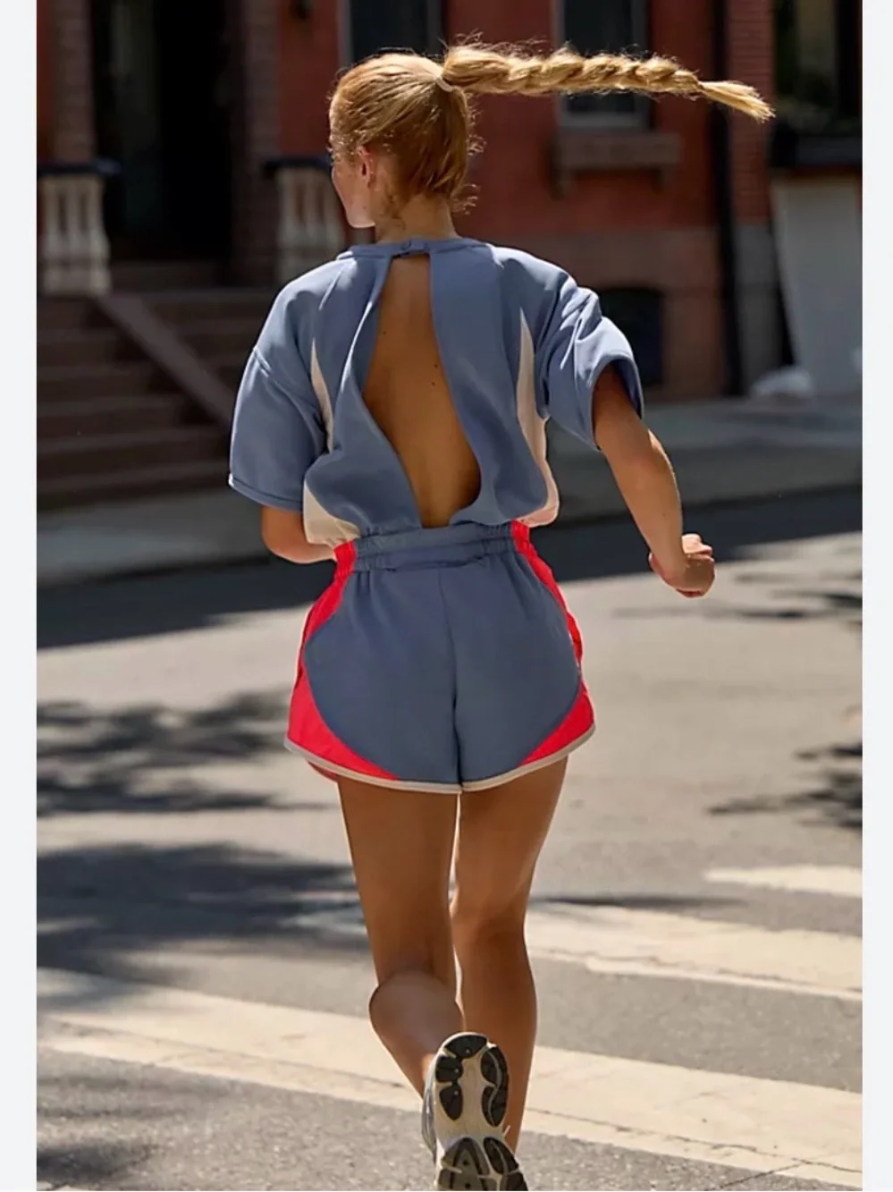 Free People FP movement UK RARE Goal Keeper runsie romper athletic size medium